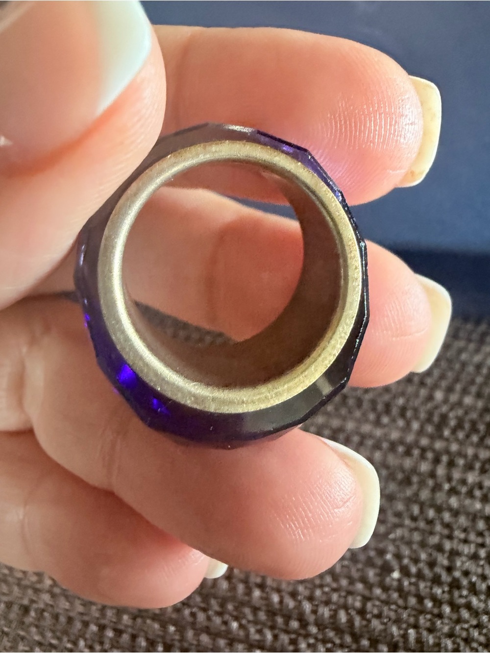 Swarovski Purple Nirvana Petite Ring - Picture 9 of 10